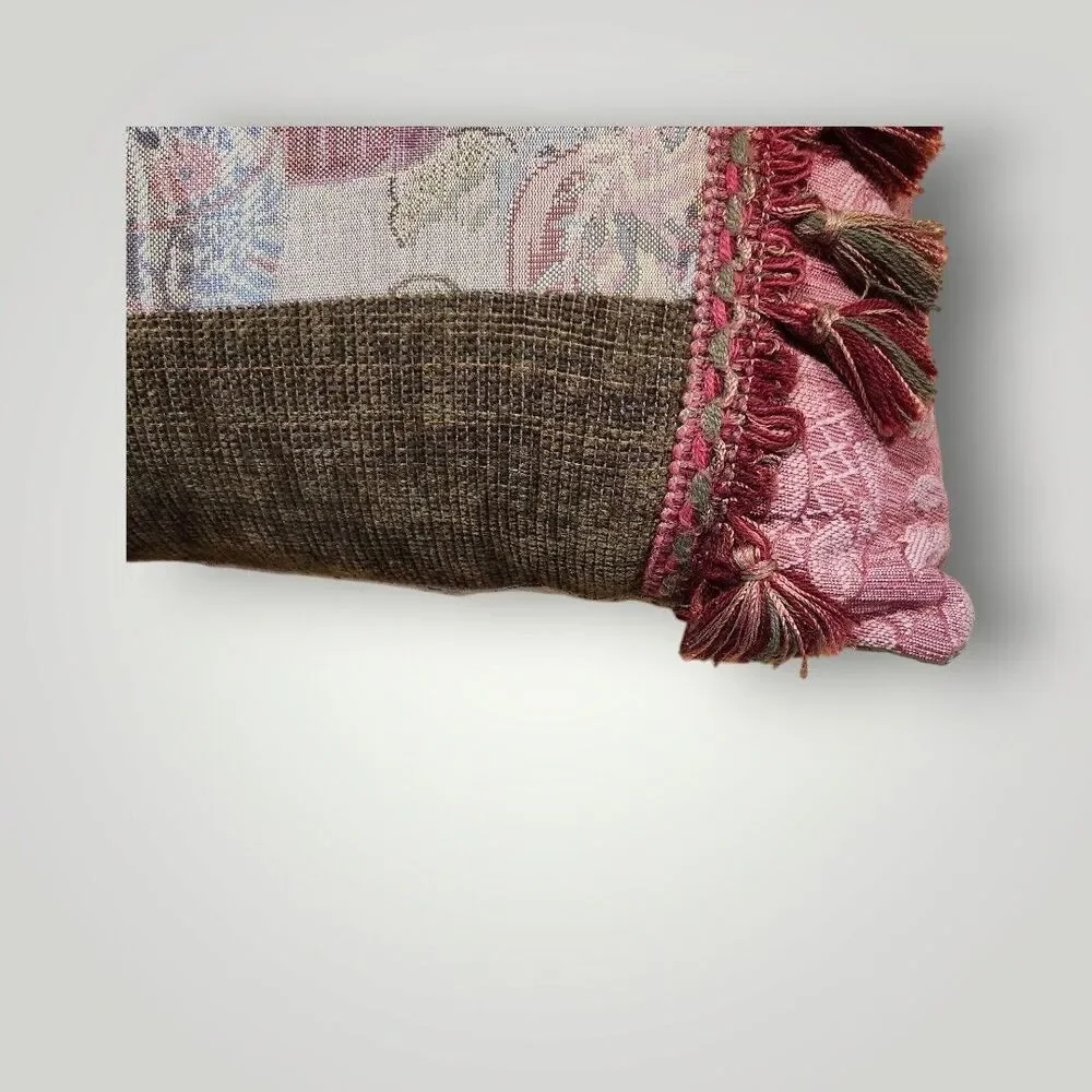 French Tapestry Throw Pillow‎ Appx. 15x15